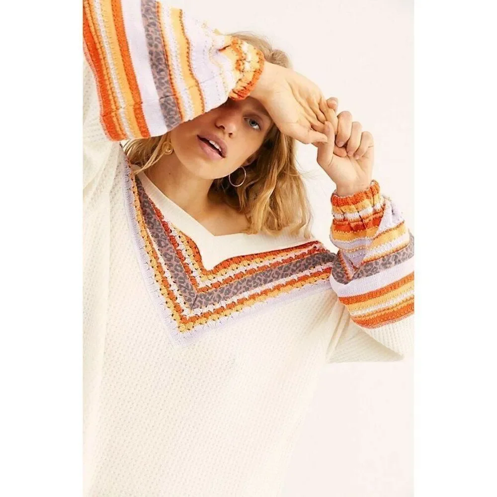 NEW FREE PEOPLE Sz S COPENHAGEN SWIT THERMAL PULLO